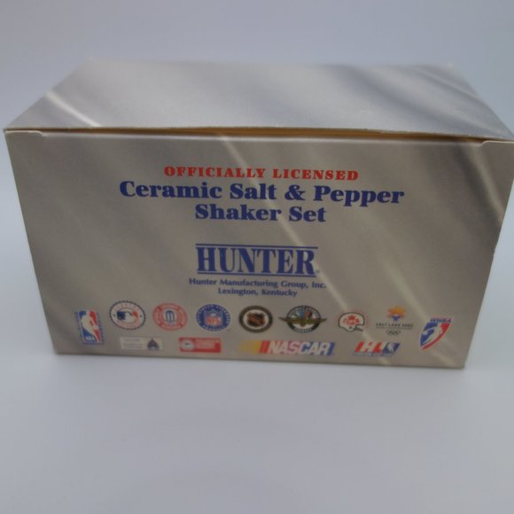 Vintage Ceramic San Francisco 49ers Salt & Pepper Shaker Set *Never Used w/ Box* - Picture 4 of 10